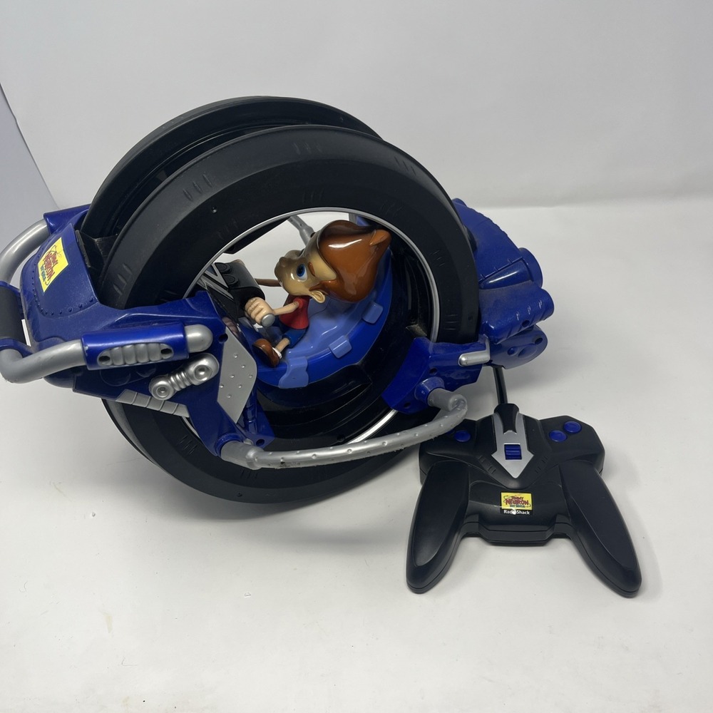 Jimmy Neutron Boy Genius RC Ultra Orb 2001 RadioShack W/ Remote Tested NoCharger